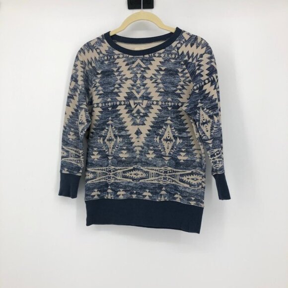 Denim&Supply Ralph Lauren blue Aztec print jumper - Picture 3 of 14